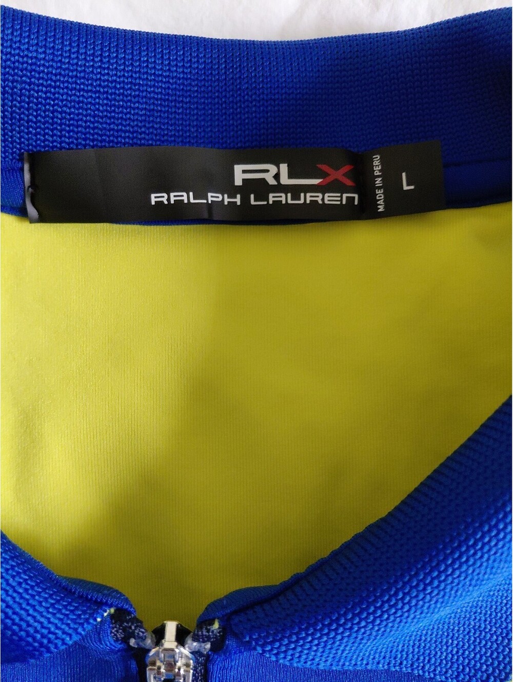 RLX Ralph Lauren Golf Top Sz L Womens Blue Performance Lightweight EUC #749 - Picture 7 of 10